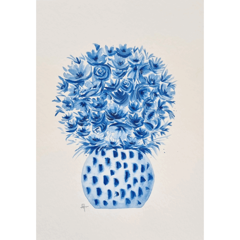 VASO AZUL